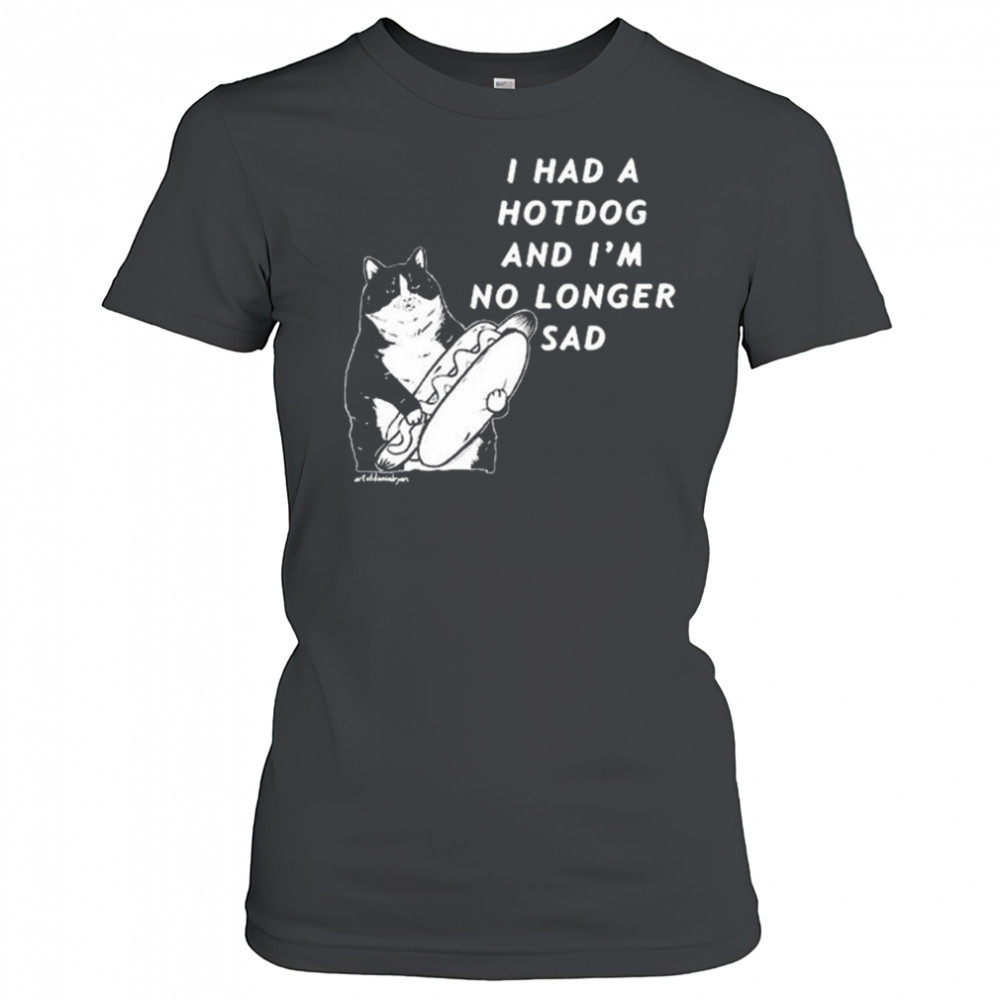 Danial Ryan Wearing I Had A Hotdog And I’m No Longer Sad t-shirt Women's T-shirt