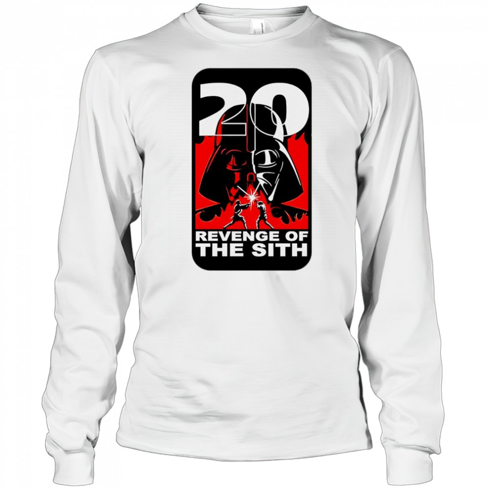 Darth Vader Star Wars 20th revenge of the sith shirt Long Sleeved