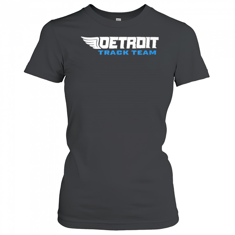 Detroit Track Team hockey shirt Women's T-shirt