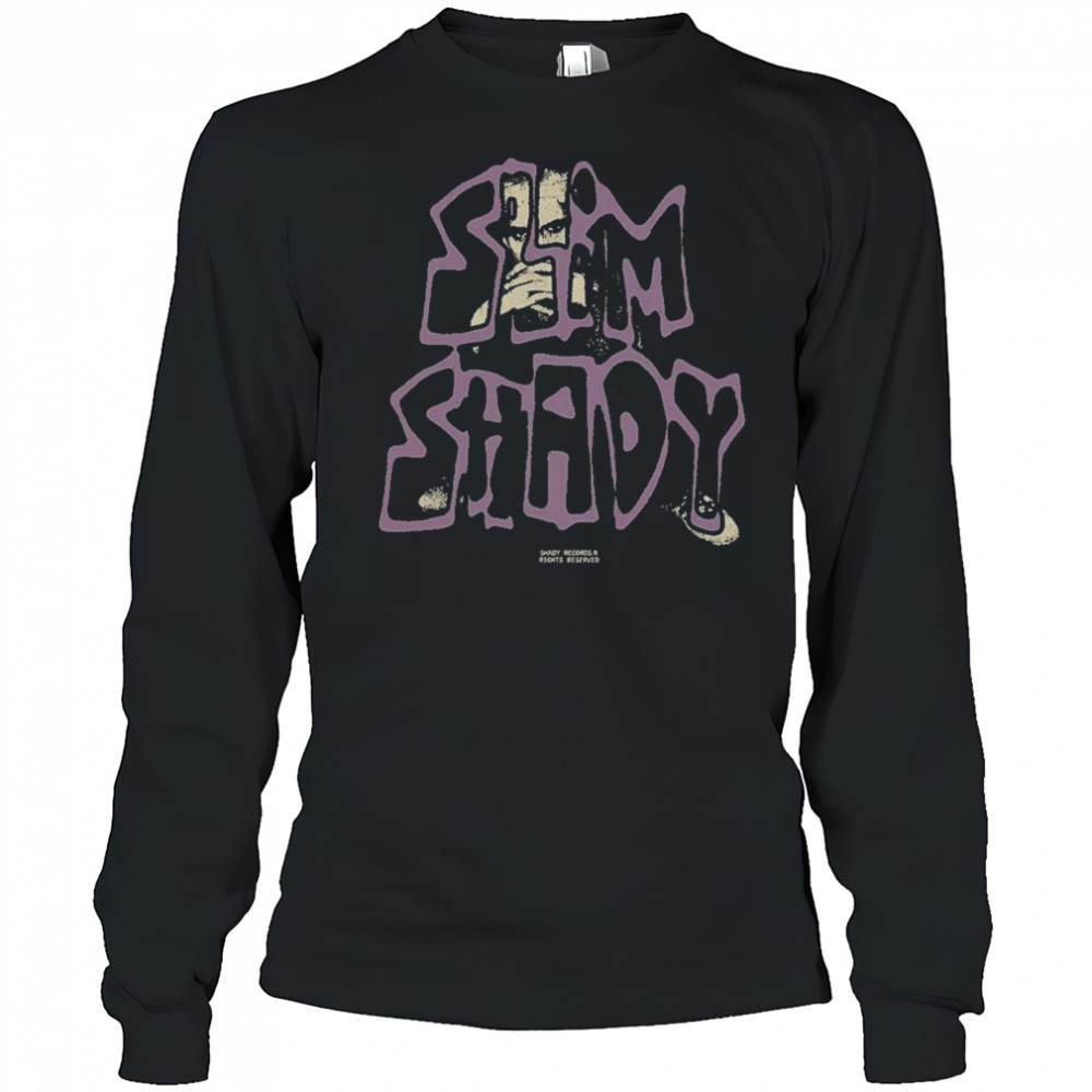 Eminem Slim Shady Graffiti T-shirt Long Sleeved