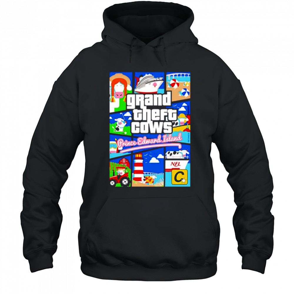 Grand Theft Cows shirt Hoodie