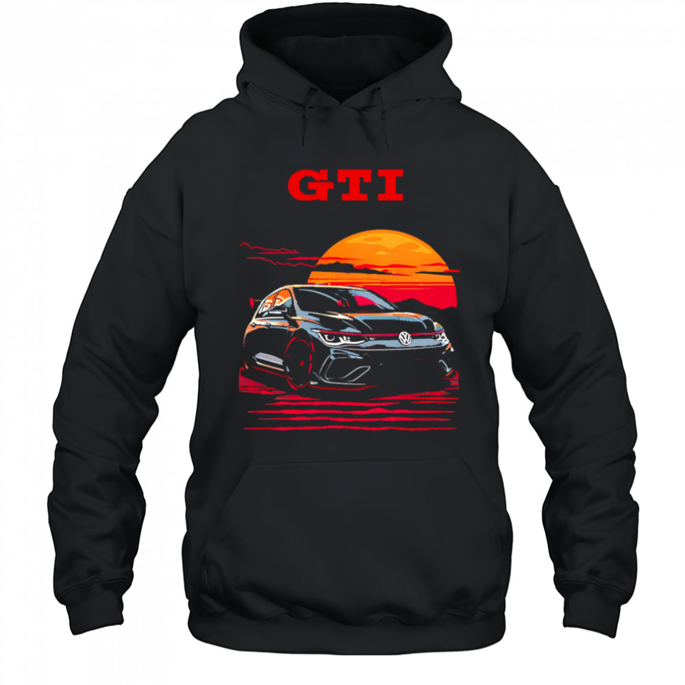 GTI car sunset shirt Hoodie