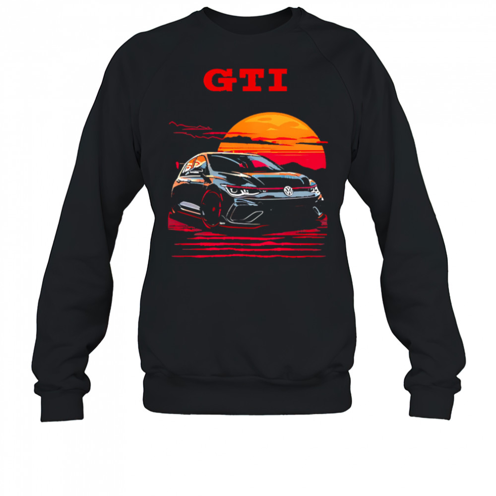 GTI car sunset shirt Sweatshirt