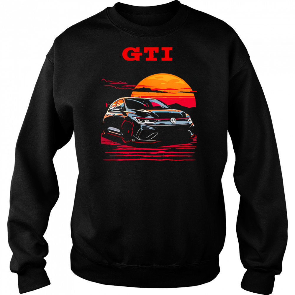 GTI car sunset shirt Hoodie