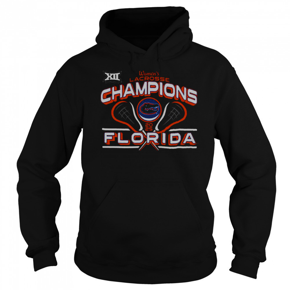 Hot Florida Gators 2025 Big 12 Women’s Lacrosse Conference Tournament Champions T Shirt Sweatshirt