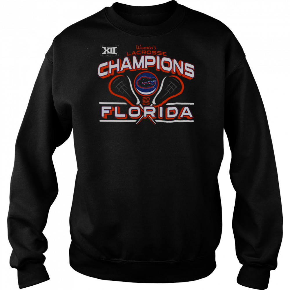 Hot Florida Gators 2025 Big 12 Women’s Lacrosse Conference Tournament Champions T Shirt Hoodie