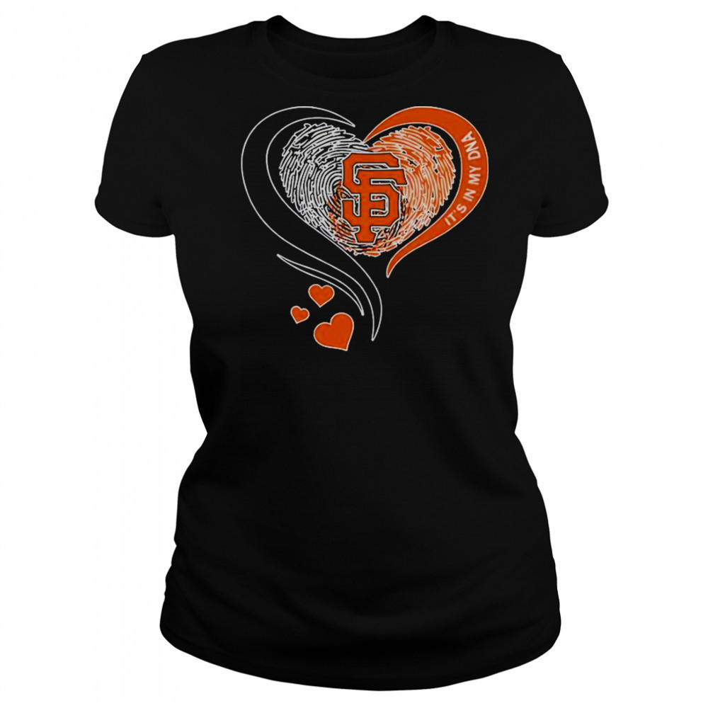 It’s In My DNA Heart San Francisco SF City T-Shirt Women's T-shirt