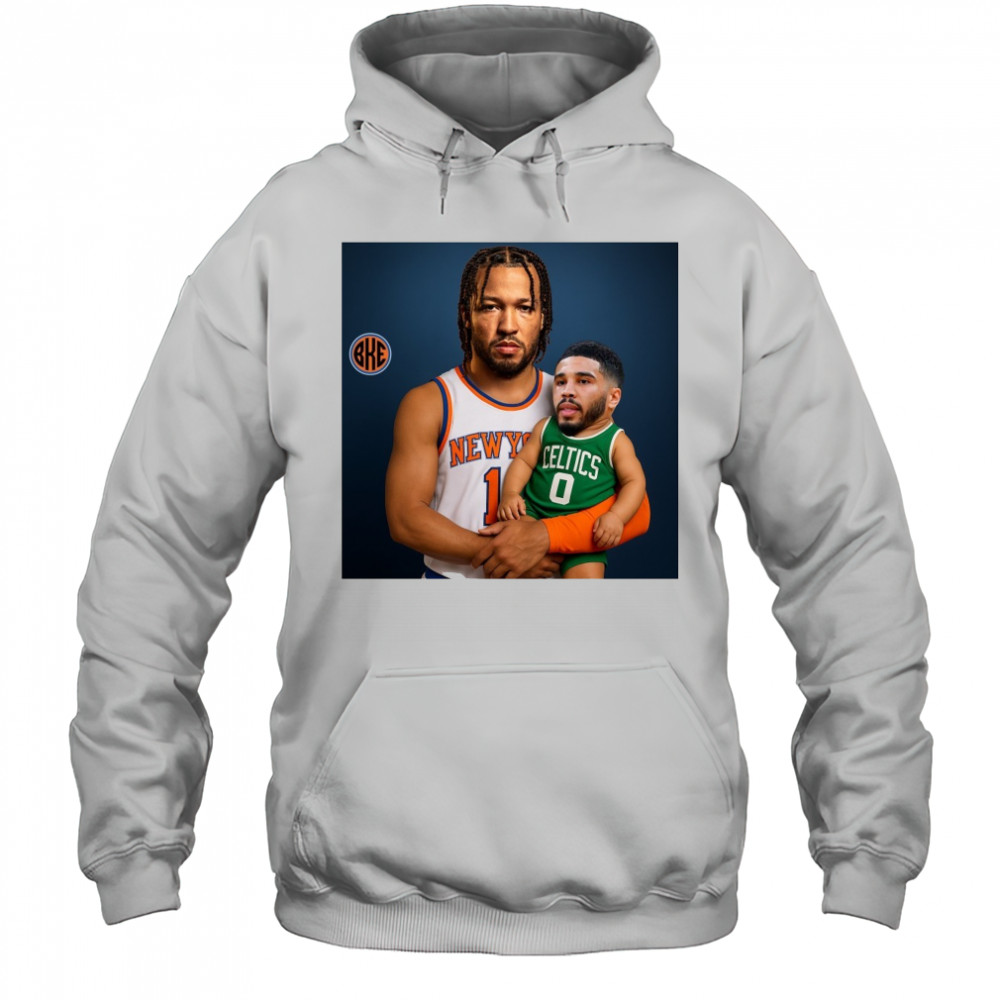 Jalen Brunson New York Knicks Sit The Fuck Down Jayson Tatum Boston Celtics Meme t-shirt Hoodie