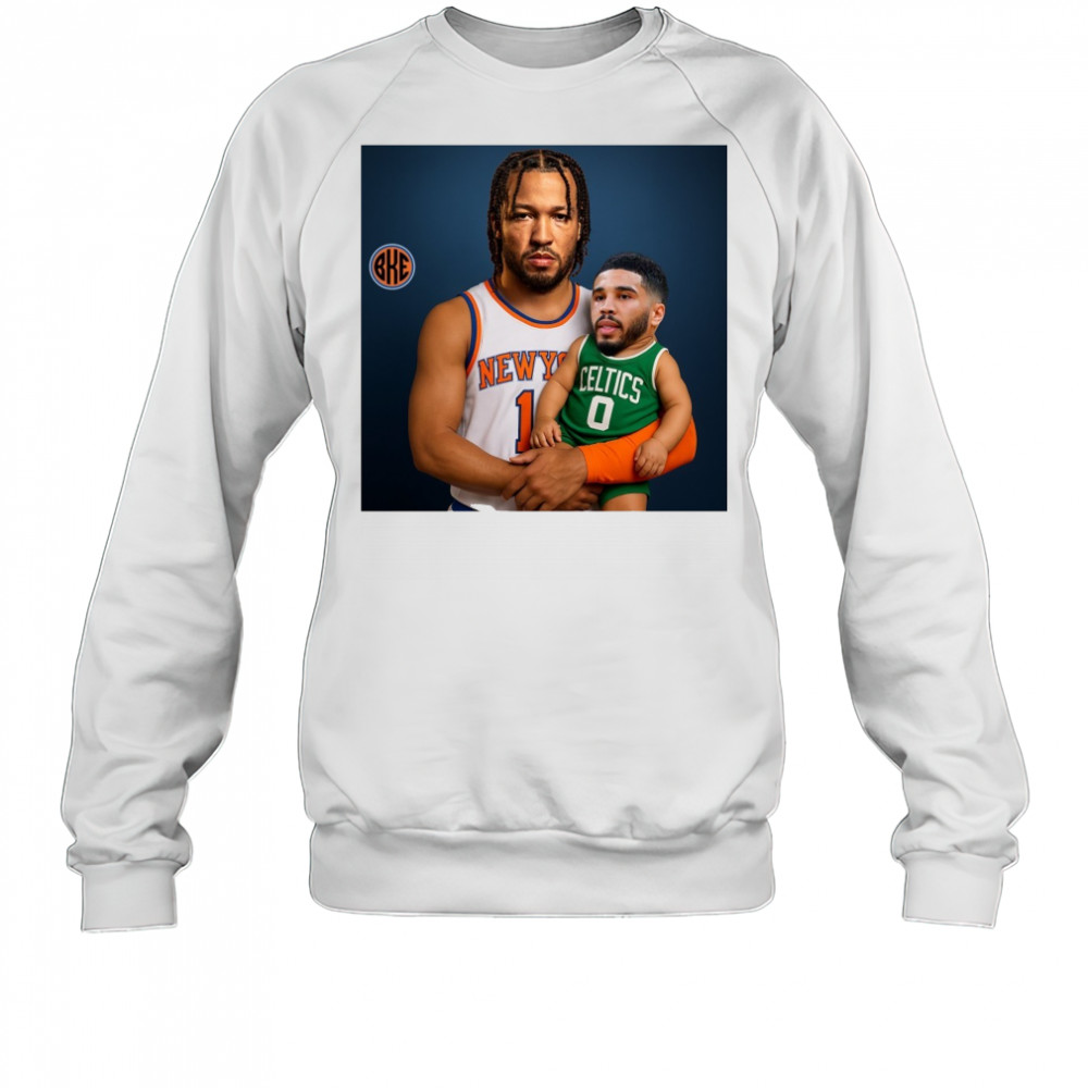 Jalen Brunson New York Knicks Sit The Fuck Down Jayson Tatum Boston Celtics Meme t-shirt Sweatshirt