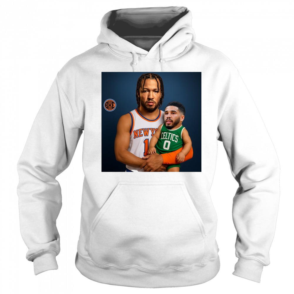 Jalen Brunson New York Knicks Sit The Fuck Down Jayson Tatum Boston Celtics Meme t-shirt Sweatshirt