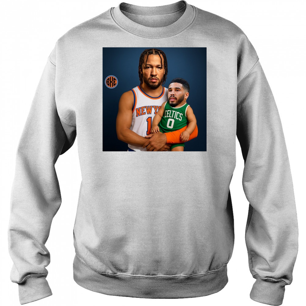 Jalen Brunson New York Knicks Sit The Fuck Down Jayson Tatum Boston Celtics Meme t-shirt Hoodie