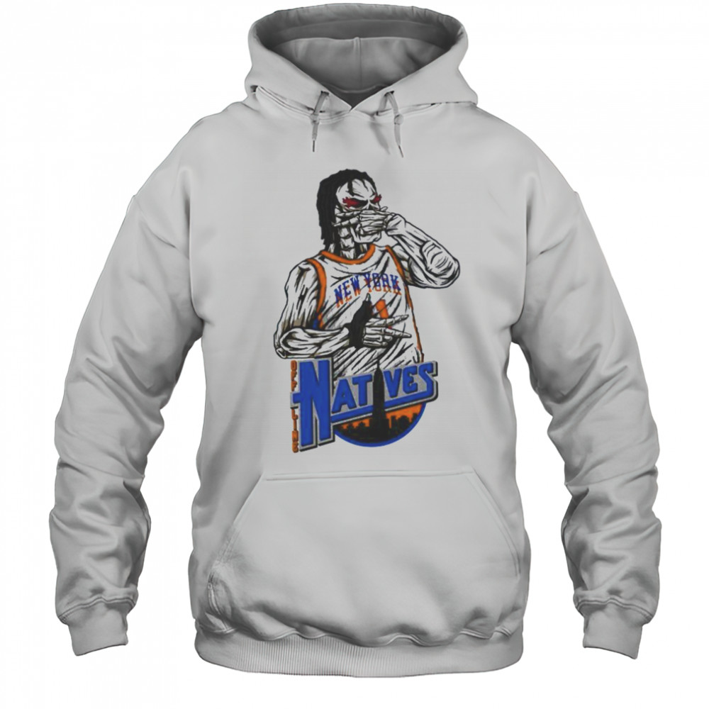 Jalen Brunson Three Point Celebration Natives New York Knicks T shirts Hoodie