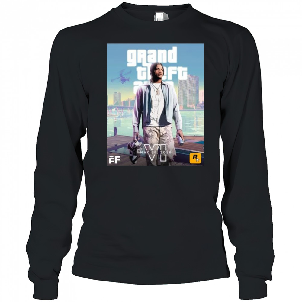 Ja’marr Chase – NFL player on the GTA VI cover May 26 2026 t-shirt Long Sleeved