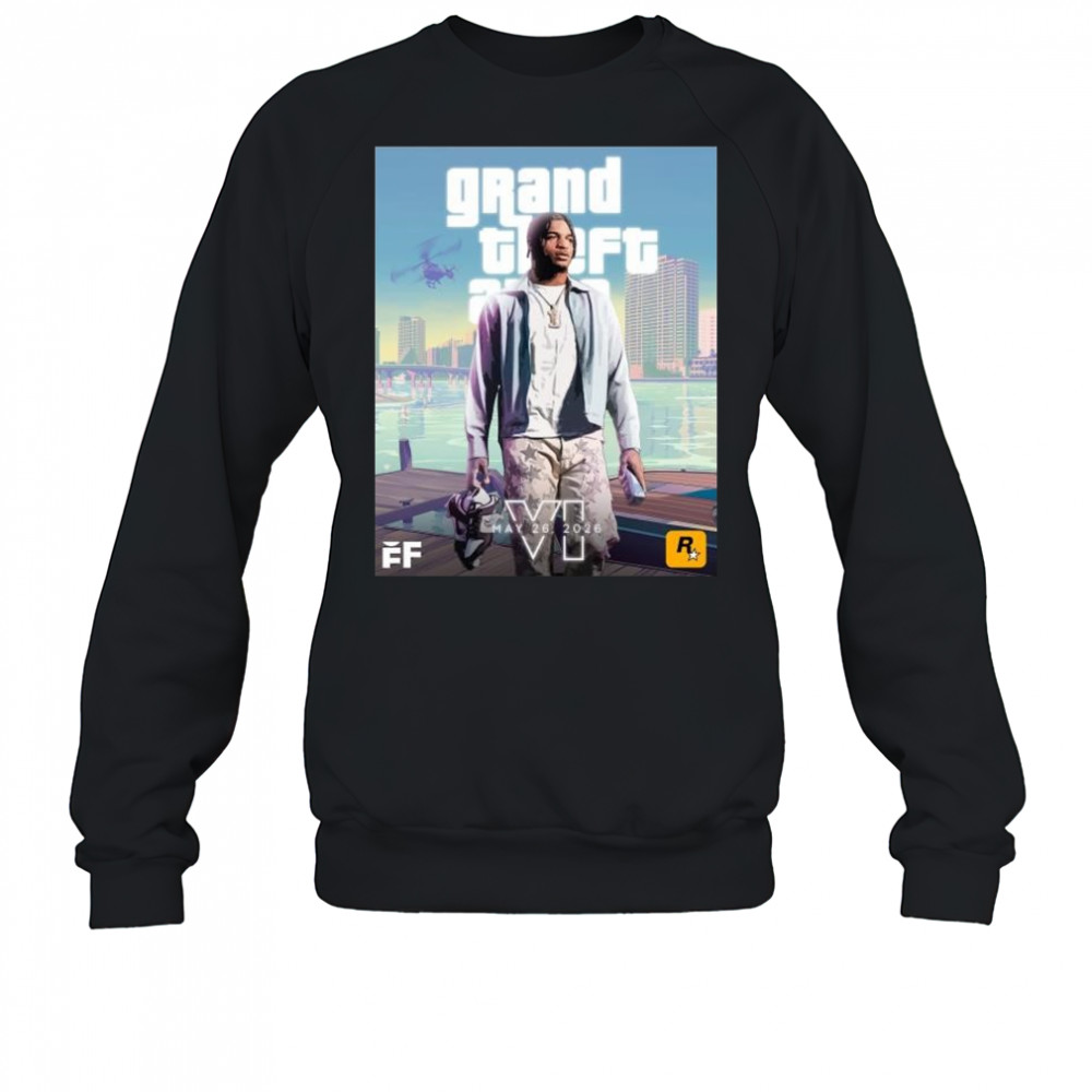 Ja’marr Chase – NFL player on the GTA VI cover May 26 2026 t-shirt Sweatshirt