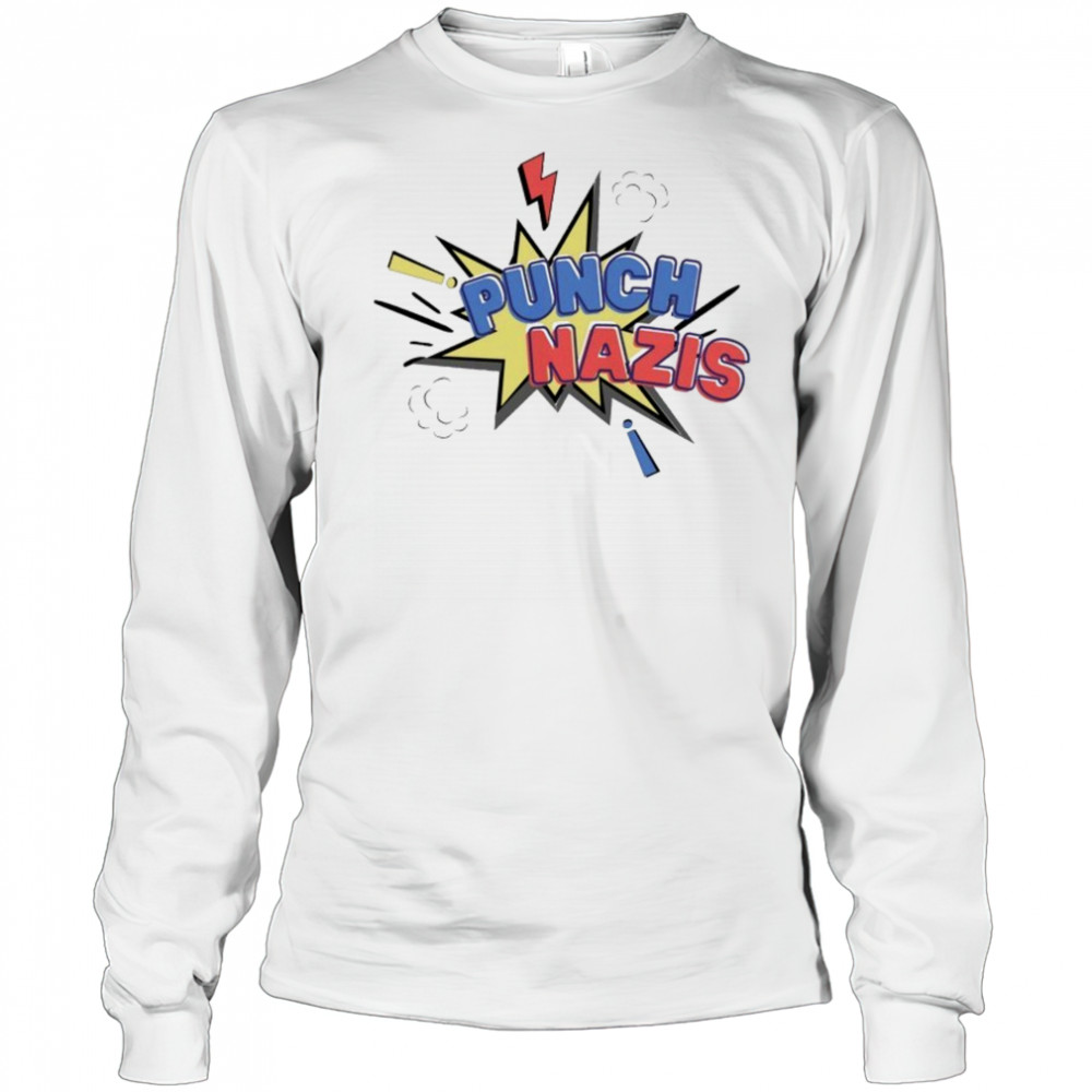 Jgregg Jonathan Punch Nazis T-shirt Long Sleeved