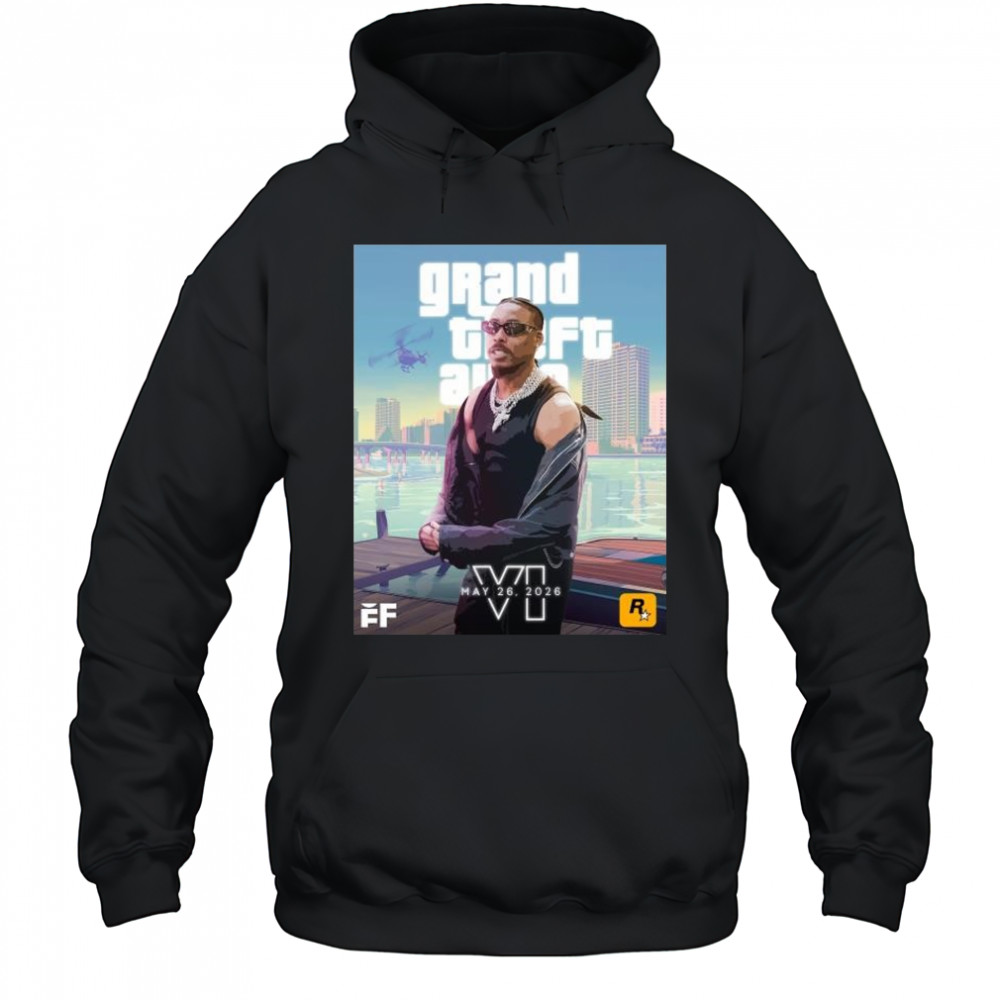 Justin Jefferson – NFL player on the GTA VI cover May 26 2026 t-shirt Hoodie
