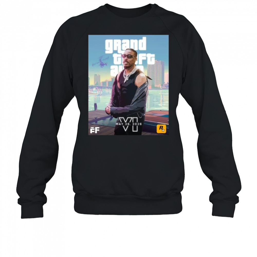 Justin Jefferson – NFL player on the GTA VI cover May 26 2026 t-shirt Sweatshirt