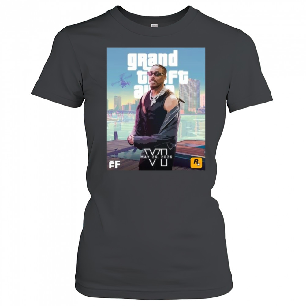 Justin Jefferson – NFL player on the GTA VI cover May 26 2026 t-shirt Women's T-shirt