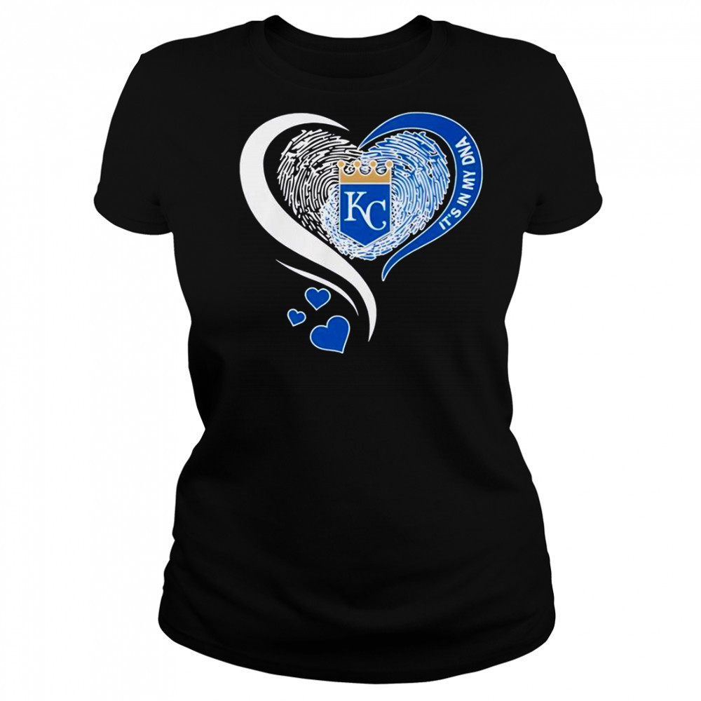 Kansas City Royals It’s In My DNA Heart T-Shirt Women's T-shirt