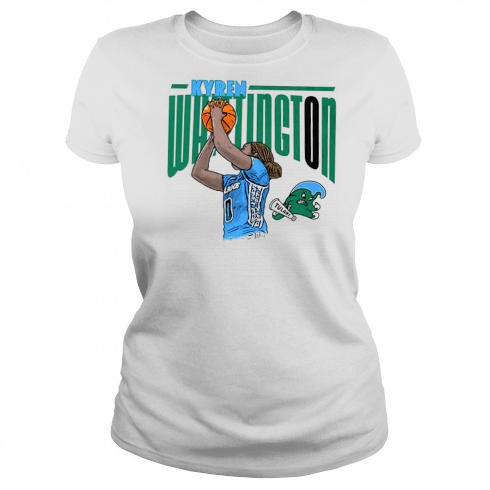 Kyren Whittington Tulane Green Wave signature shirt Women's T-shirt