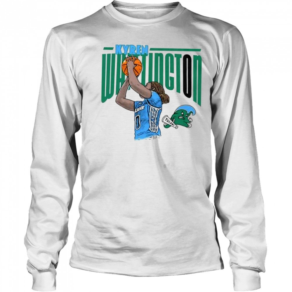 Kyren Whittington Tulane Green Wave signature shirt Long Sleeved