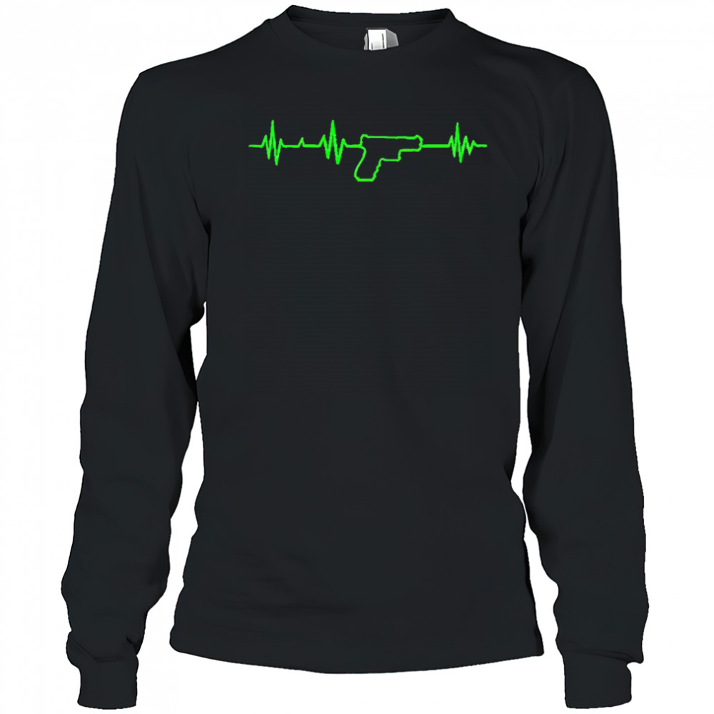 Life Support Gun Heartbeat shirt Long Sleeved