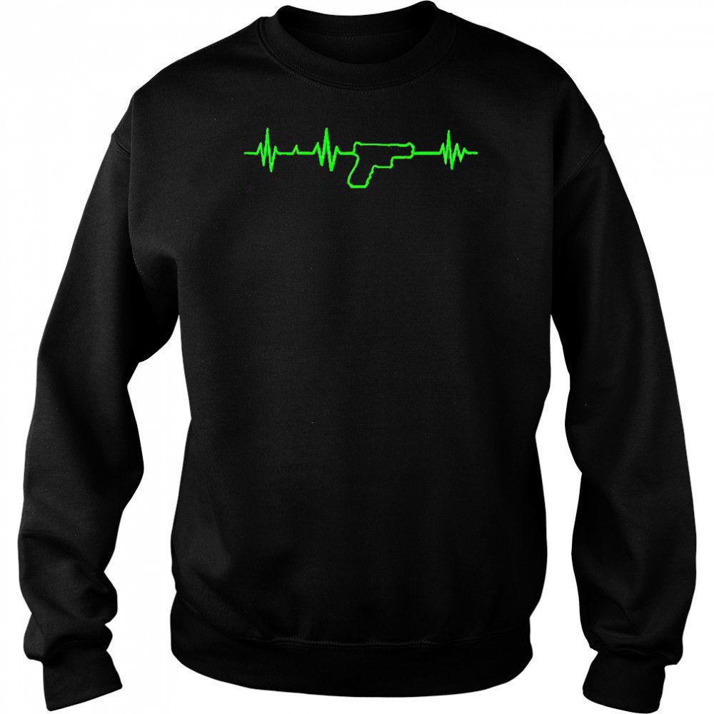 Life Support Gun Heartbeat shirt Hoodie