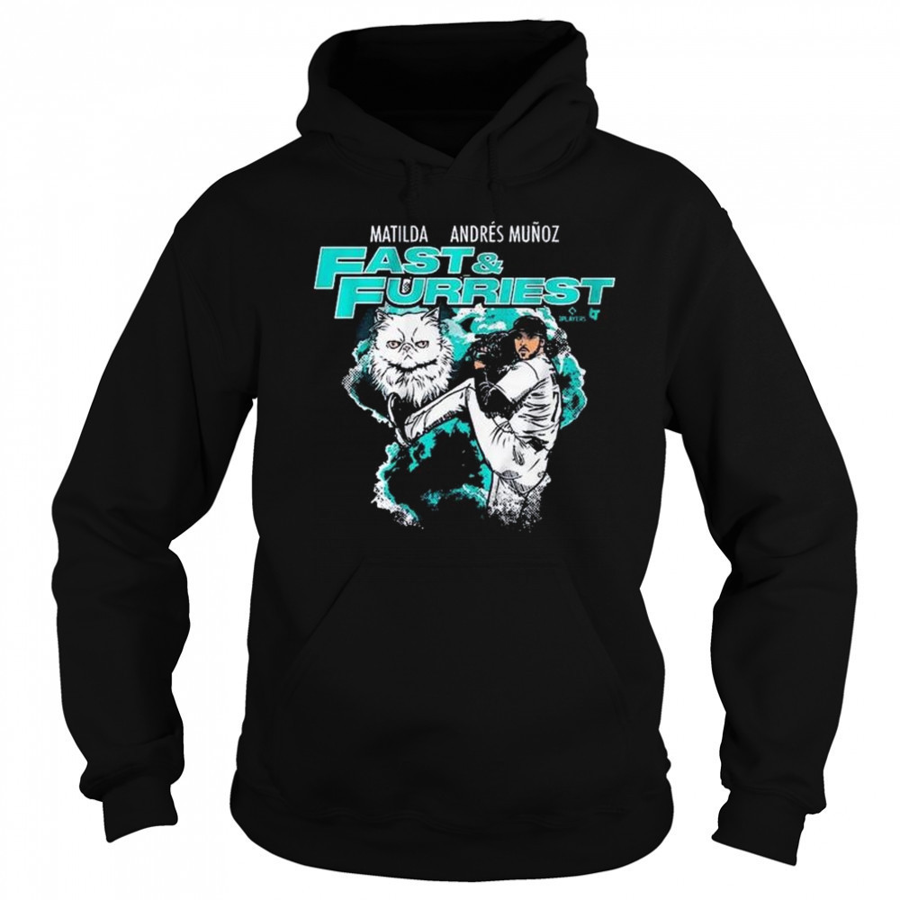 Matilda Andres Muñoz Fast & Furriest Seattle Mariners MLB Graphic t-shirt Sweatshirt
