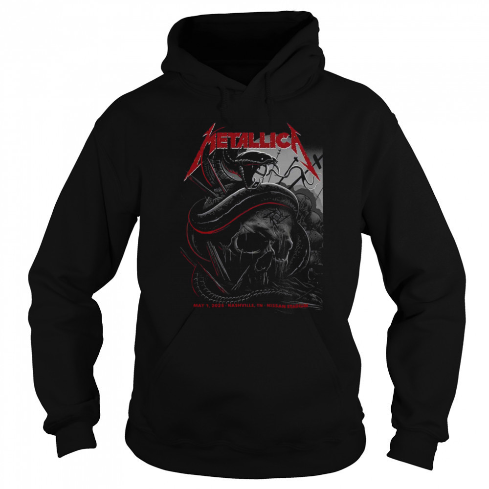Metallica M72 Nashville Night 1 At Nissan Stadium On May 1 2025 North American Tour Unisex T Shirt Sweatshirt