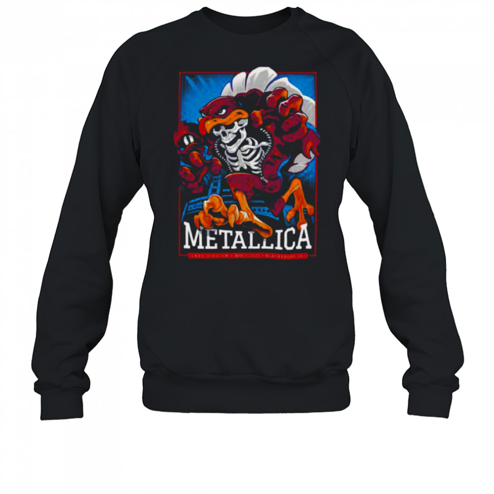 Metallica M72 Virginia Tech At Lane Stadium In Blacksburg Virginia United States On May 7 2025 M72 World Tour Unisex T Shirt Sweatshirt