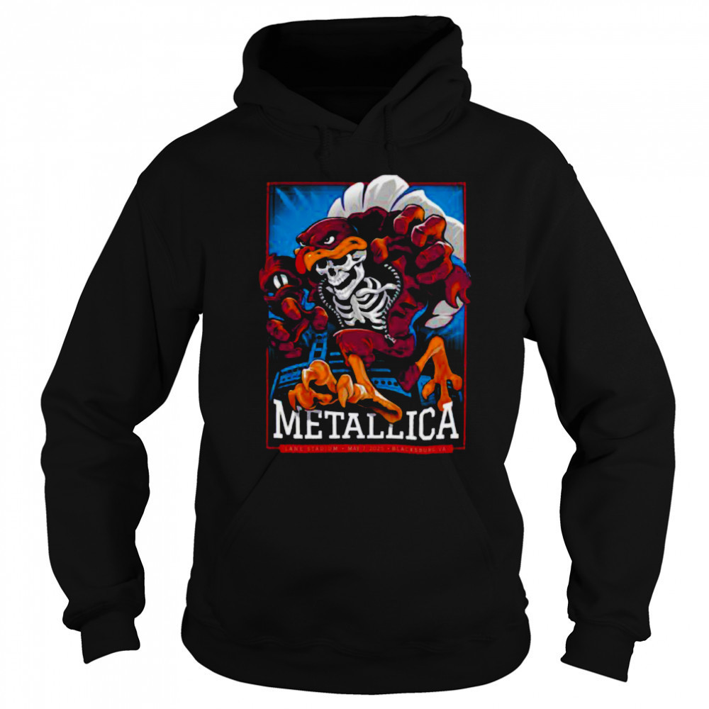 Metallica M72 Virginia Tech At Lane Stadium In Blacksburg Virginia United States On May 7 2025 M72 World Tour Unisex T Shirt Sweatshirt