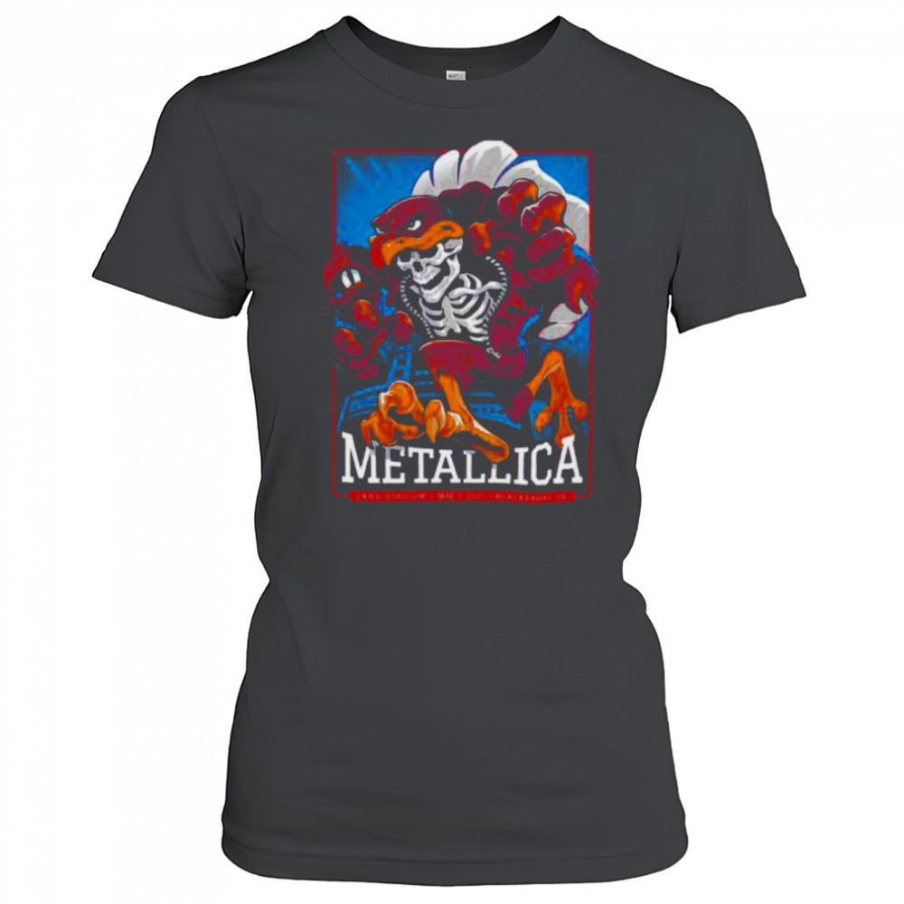 Metallica M72 Virginia Tech At Lane Stadium In Blacksburg Virginia United States On May 7 2025 M72 World Tour Unisex T Shirt Women's T-shirt
