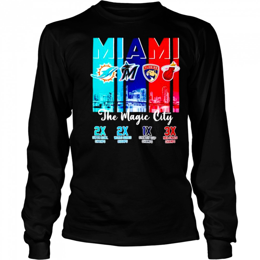 Miami Magic City Champions shirt Long Sleeved