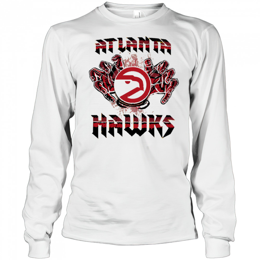 Mitchell and Ness Atlanta Hawks shirt Long Sleeved