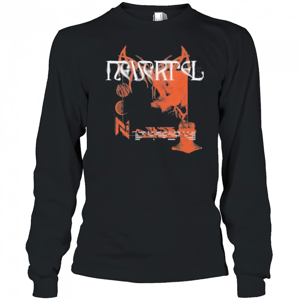 Nevertel Criminal Lyrics T-shirt Long Sleeved