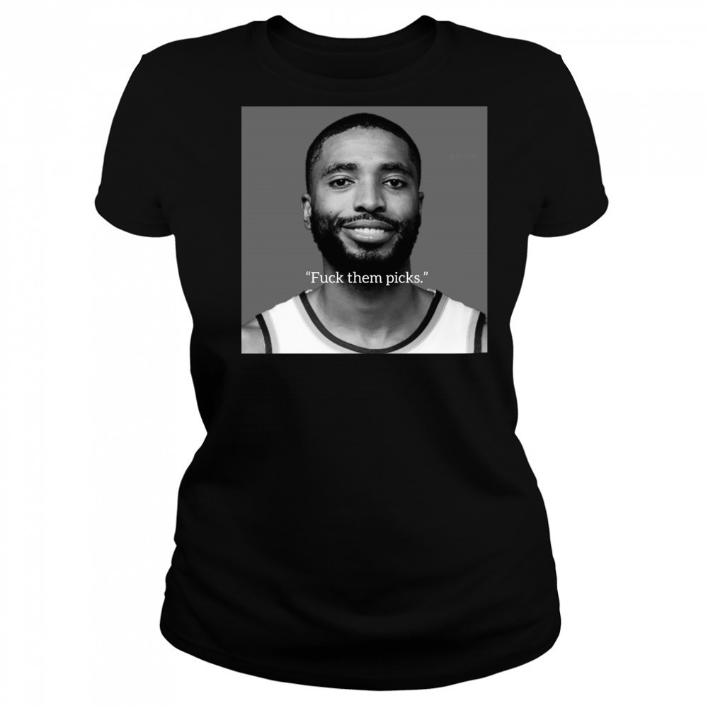 New York Knicks Basketball Mikal Bridges Fuck Them Picks Poster t-shirt Women's T-shirt