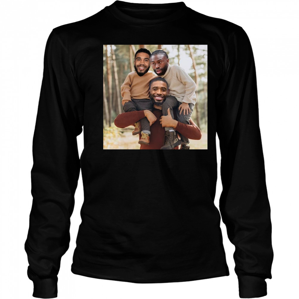 New York Knicks Mikal Bridges You Are The Father Jayson Tatum Jaylen Brown Meme t-shirt Long Sleeved