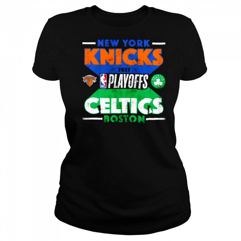 New York Knicks vs. Boston Celtics 2025 Stunt Match Up shirt Women's T-shirt