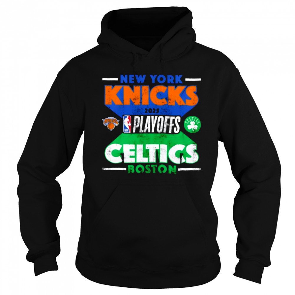 New York Knicks vs. Boston Celtics 2025 Stunt Match Up shirt Sweatshirt