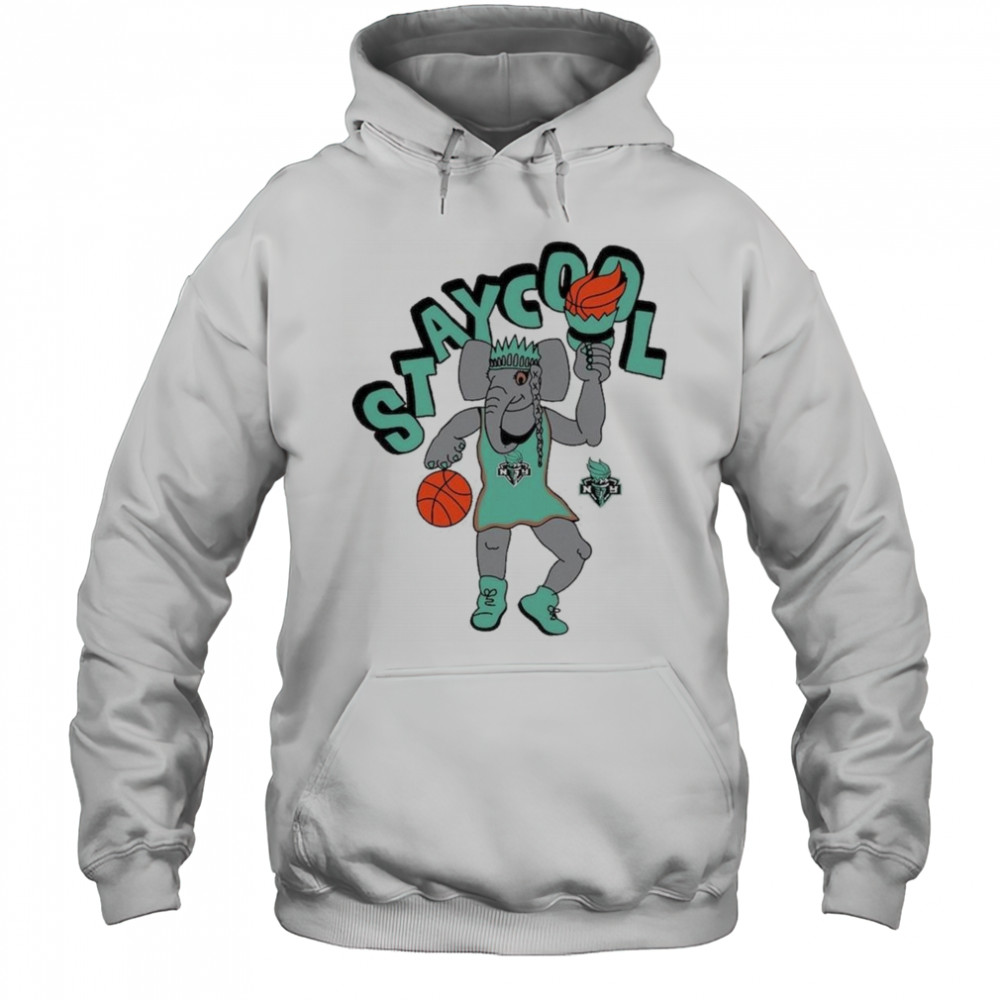 New York Liberty NBA x Staycool Mascot Shirt Hoodie