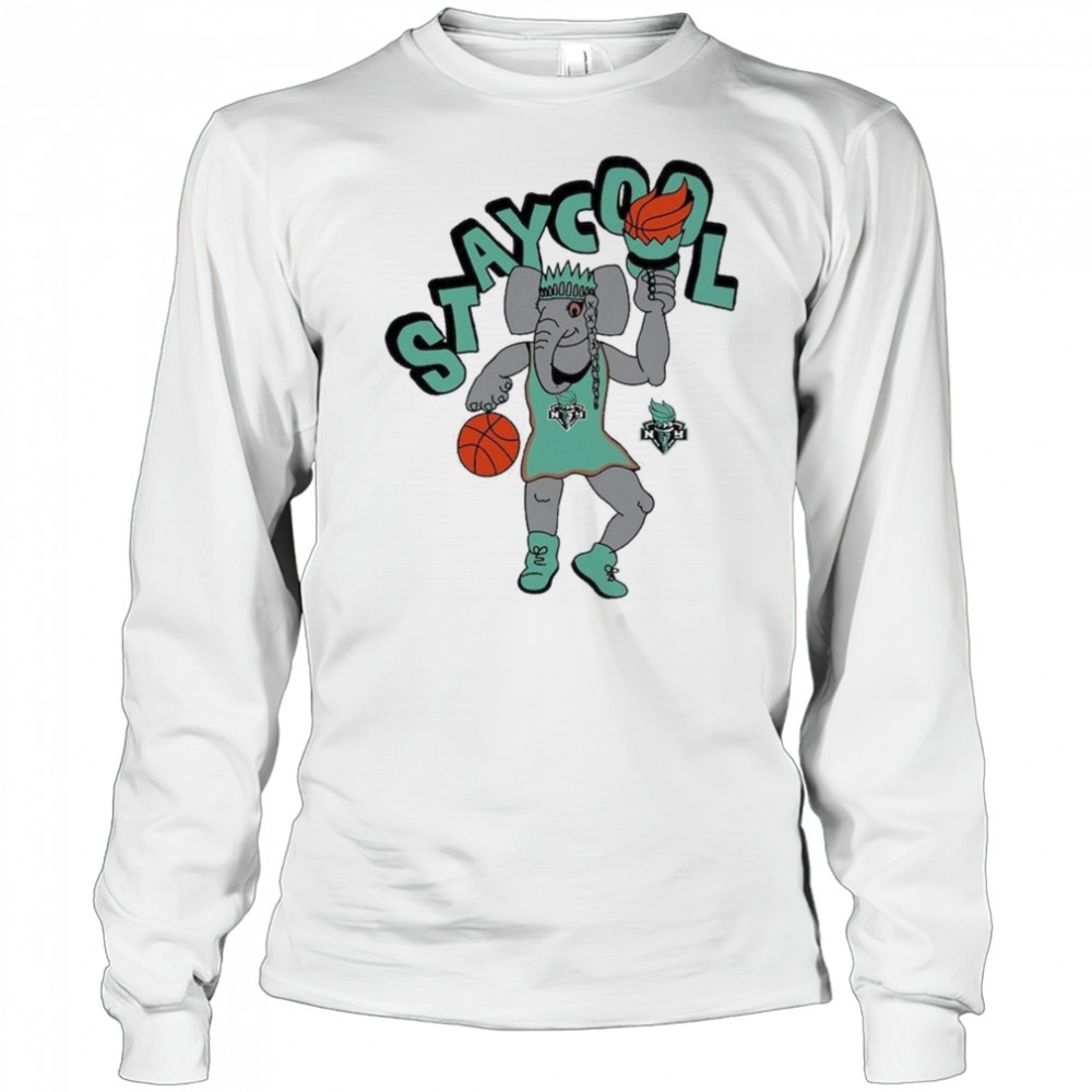 New York Liberty NBA x Staycool Mascot Shirt Long Sleeved