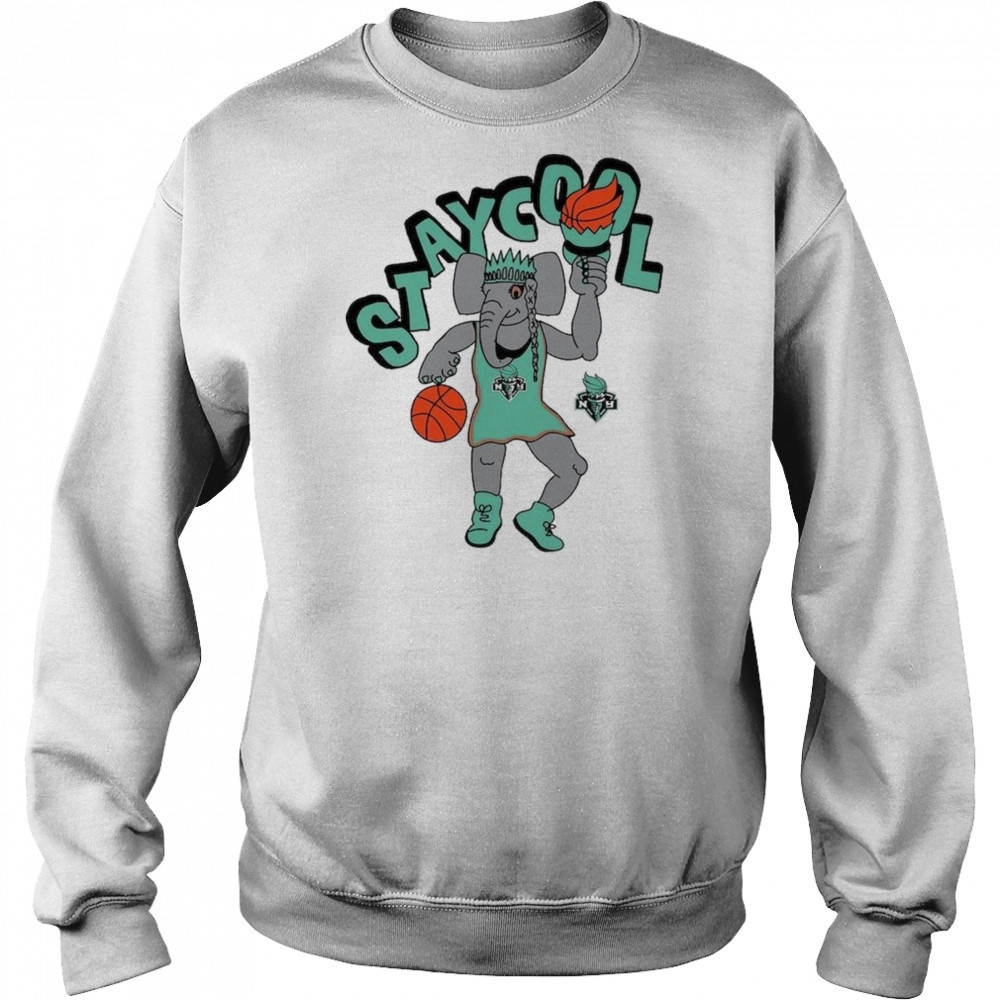 New York Liberty NBA x Staycool Mascot Shirt Hoodie