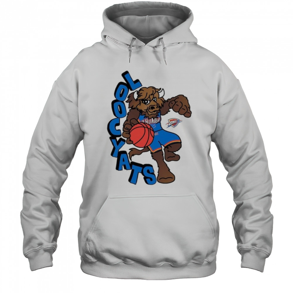 Oklahoma City Thunder NBA x Staycool Mascot Shirt Hoodie