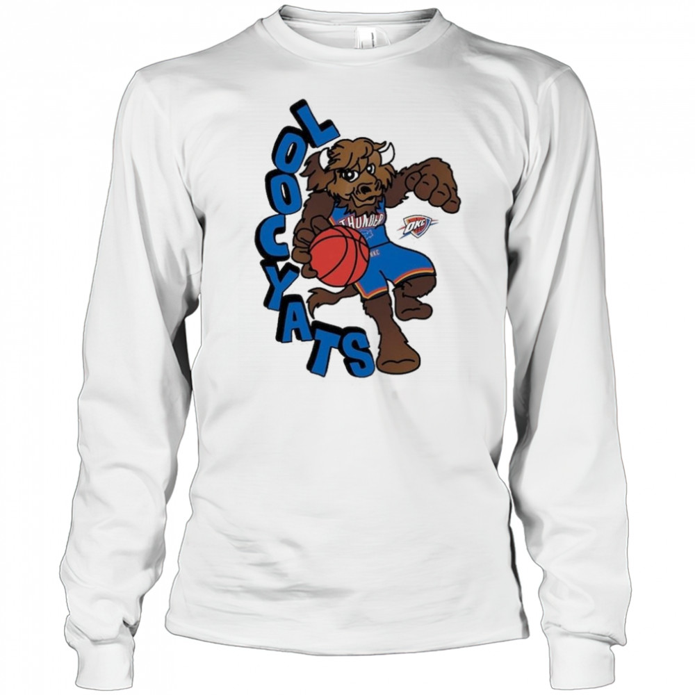 Oklahoma City Thunder NBA x Staycool Mascot Shirt Long Sleeved