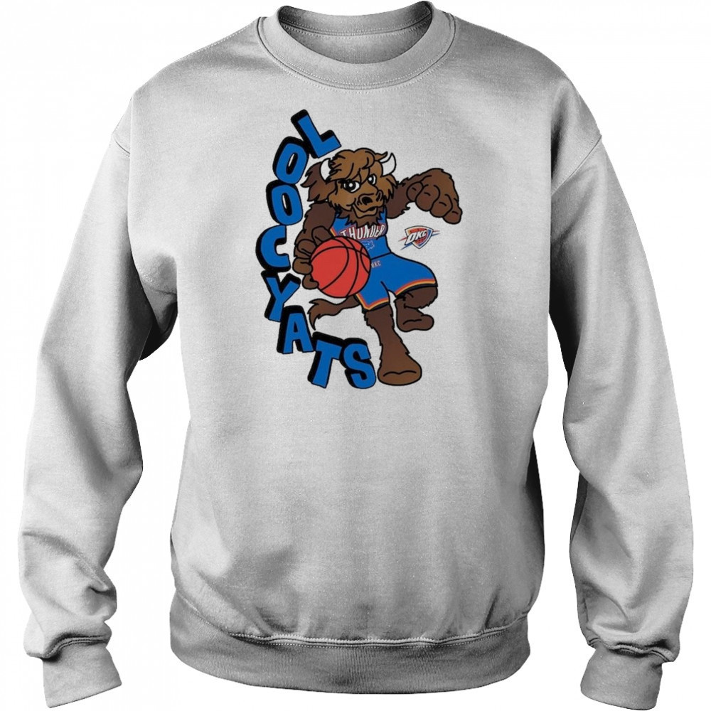 Oklahoma City Thunder NBA x Staycool Mascot Shirt Hoodie
