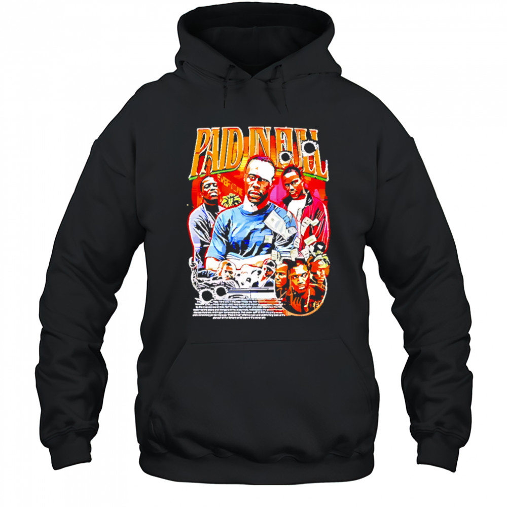 Paid in full picture collage shirt Hoodie