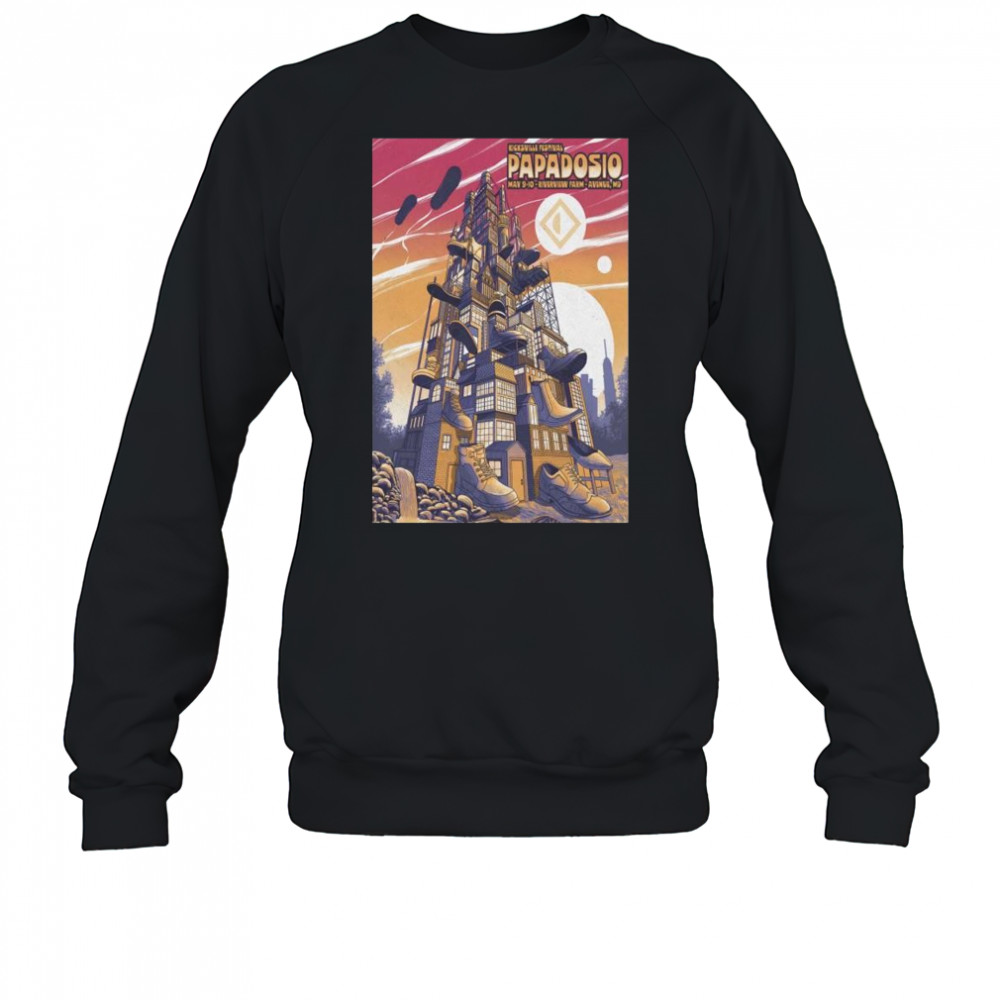 Papadosio Tour May 9-10 2025 Papadosio Family Presents Kicksville Avenue MD t-shirt Sweatshirt