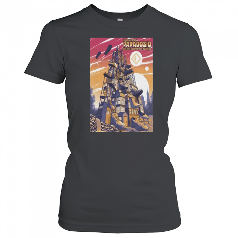 Papadosio Tour May 9-10 2025 Papadosio Family Presents Kicksville Avenue MD t-shirt Women's T-shirt
