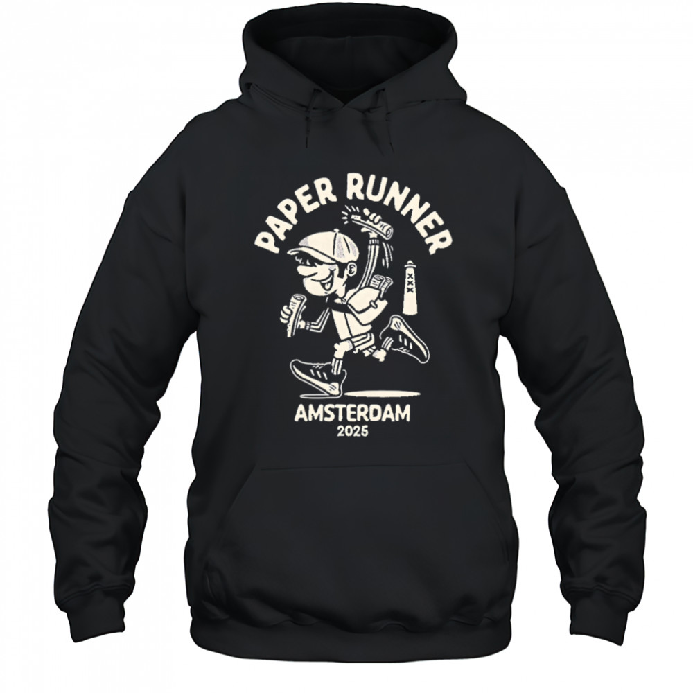 Paper Runner Amsterdam 2025 shirt Hoodie