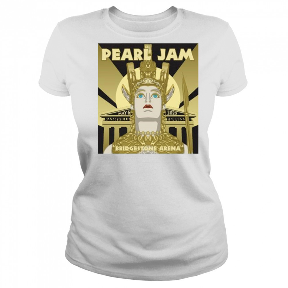 Pearl Jam At Bridgestone Arena May 6 2025 Dark Matter Tour With Teen Jesus And The Jean Teasers Event t-shirt Women's T-shirt